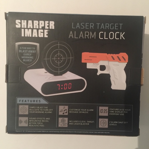 Sharper Image Other Sharper Image Laser Target Alarm Clock Poshmark